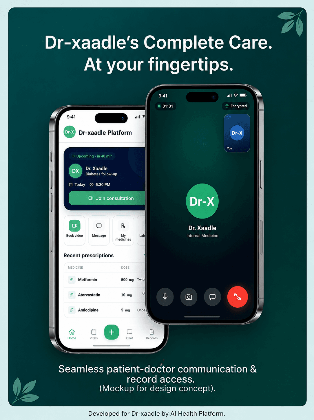 Drxaadle application design